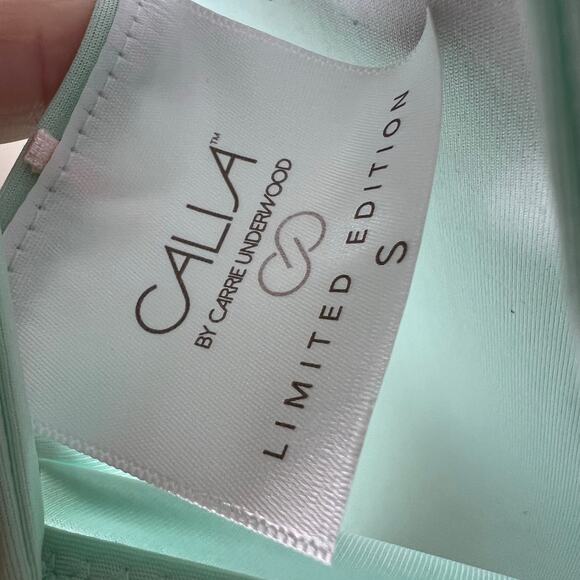 Calia by Carrie Underwood Tank Top SMALL Mint Havana Boho Strappy Athletic NEW - Picture 8 of 10